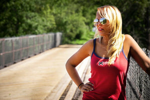 Red tank top